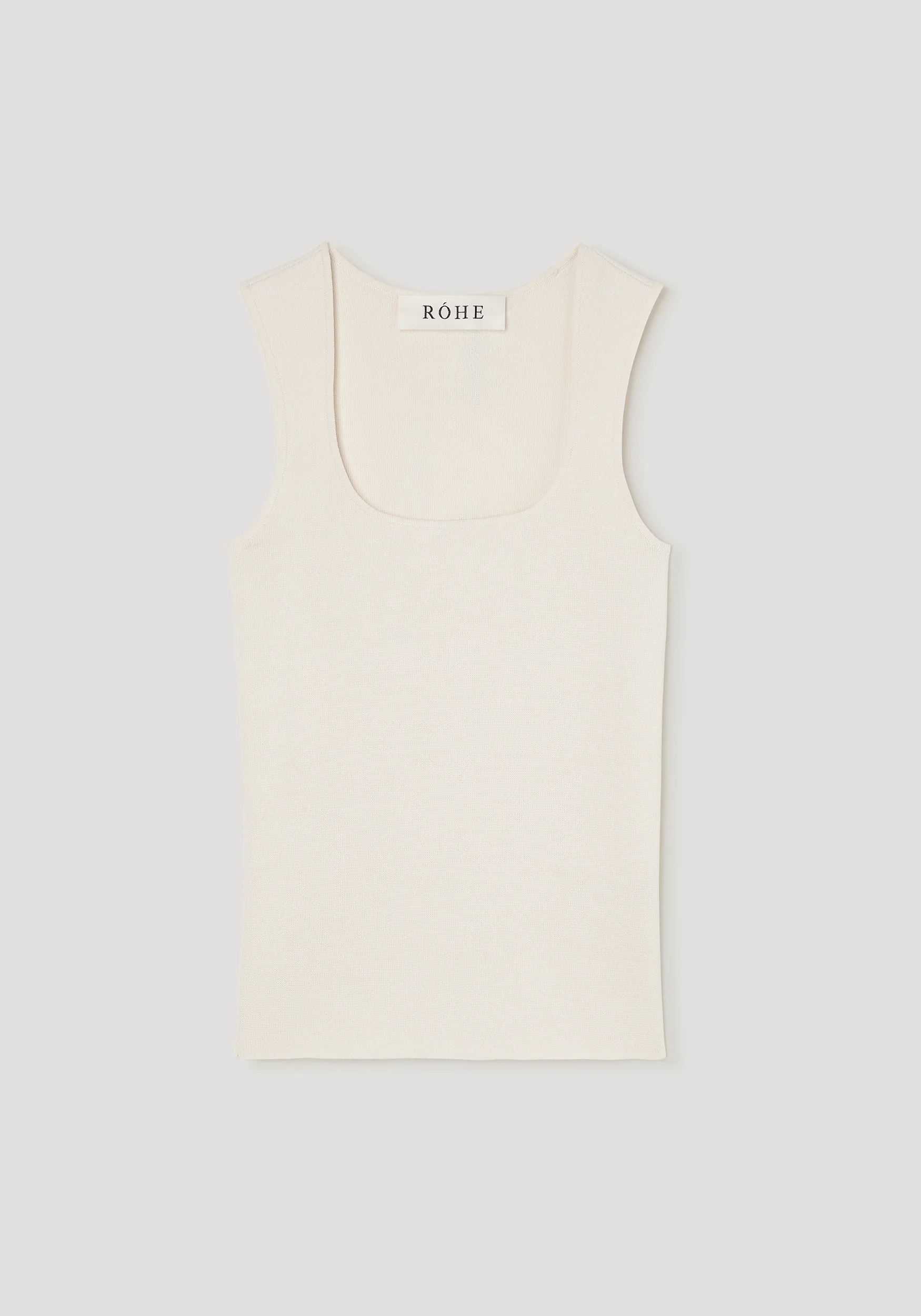 Bustier shaped knitted top | off white - Image 6