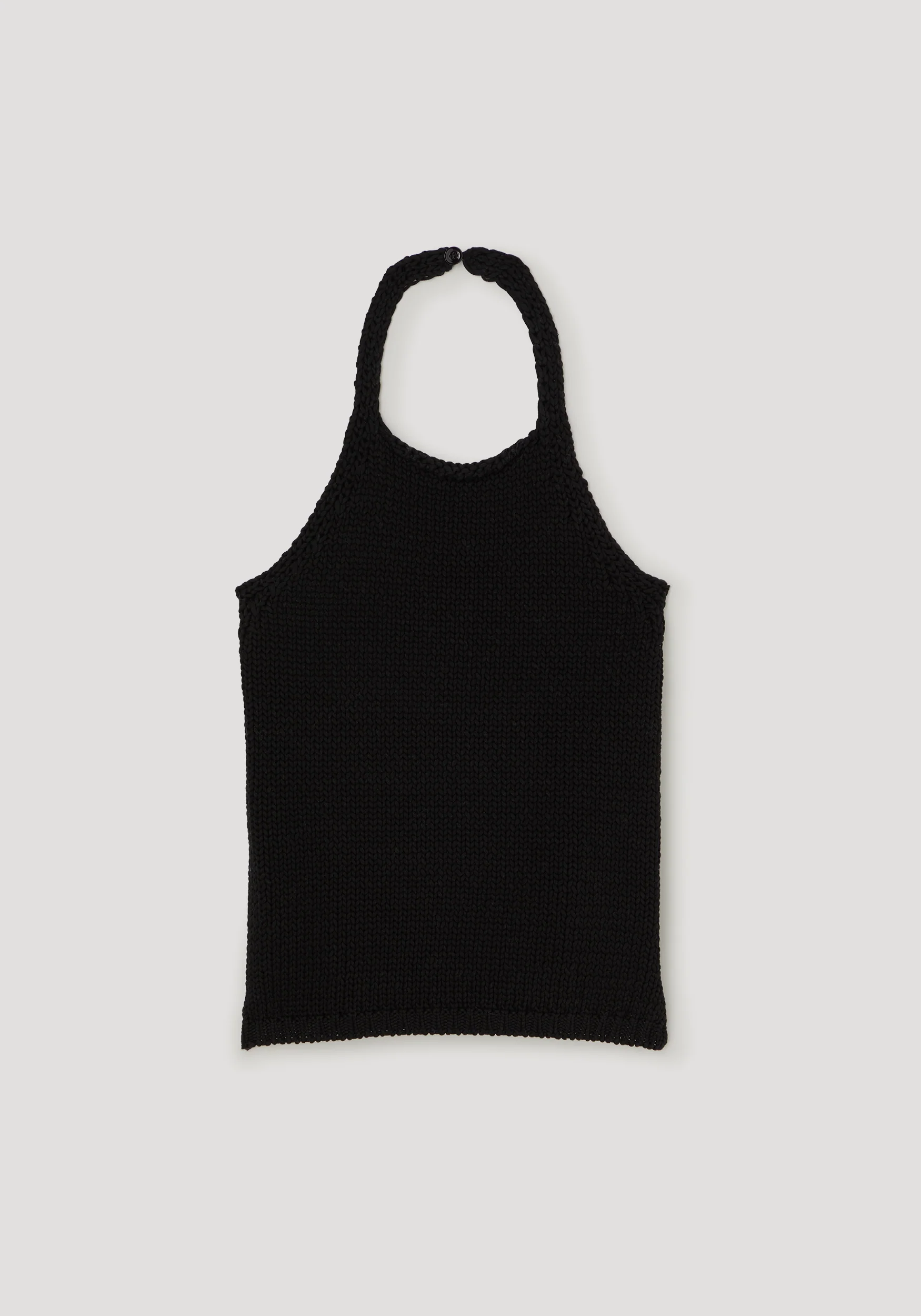 Chunky knit halter top | black - Image 6