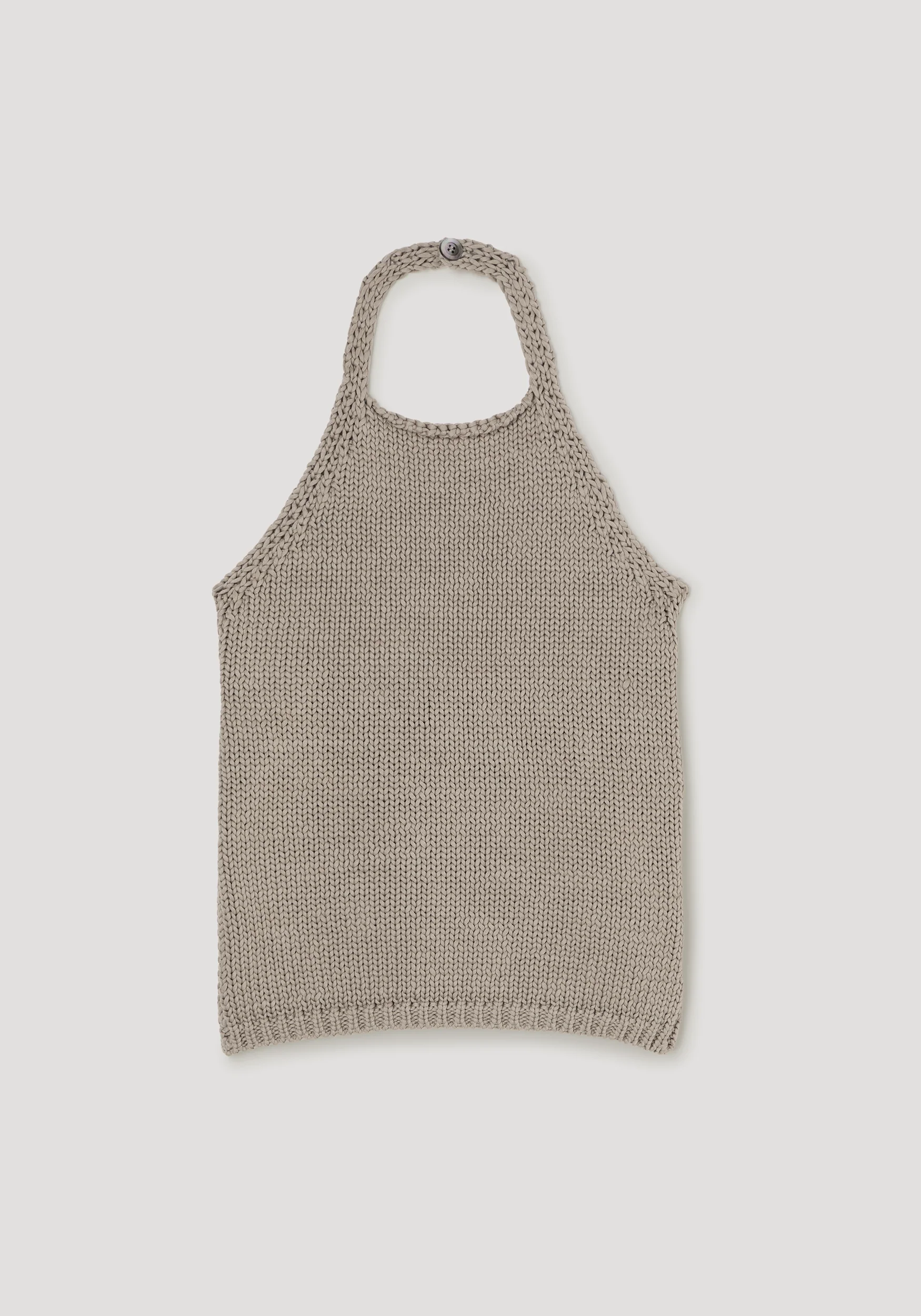 Chunky knit halter top | stone - Image 7