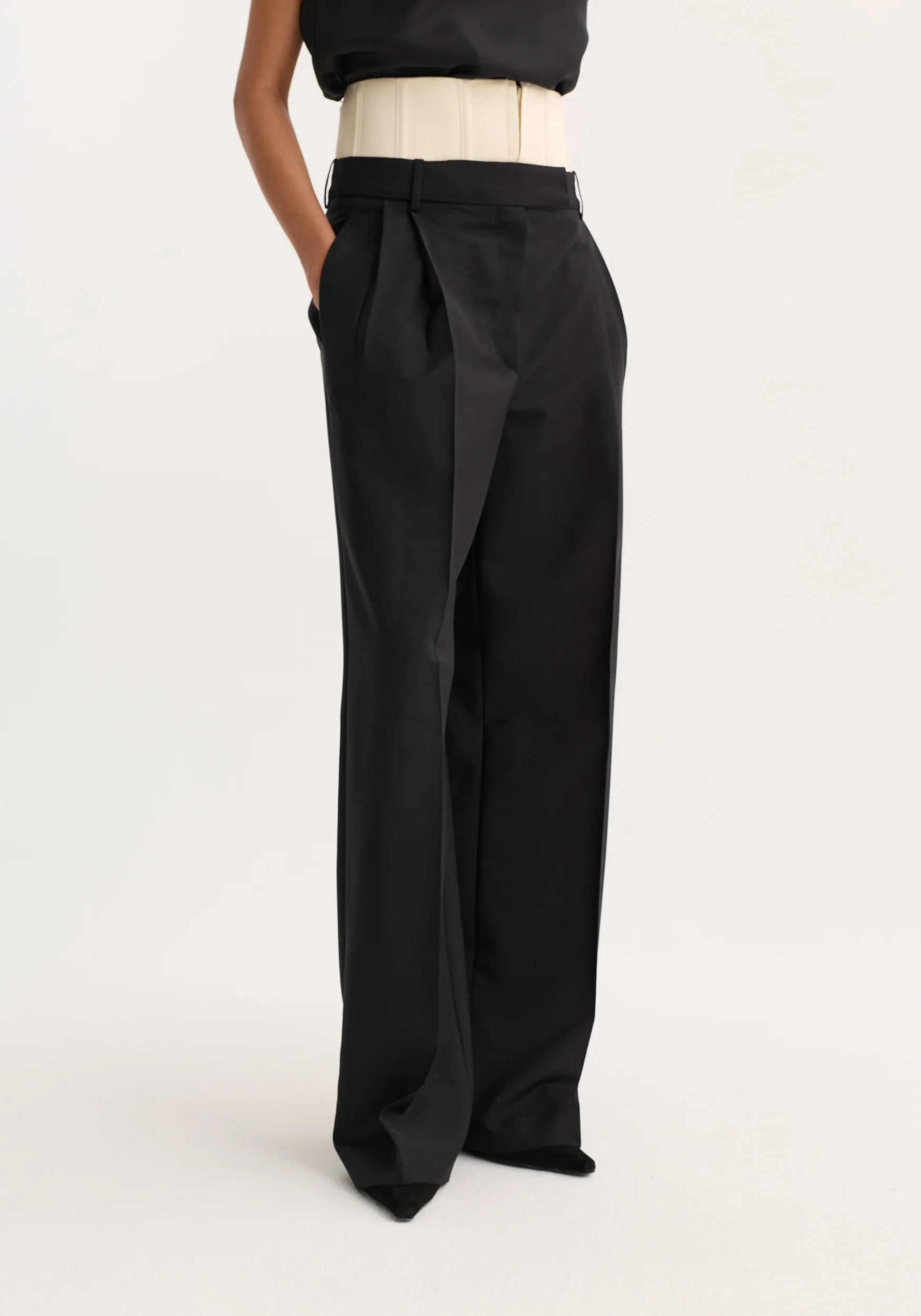 Corset trousers | black - Image 4