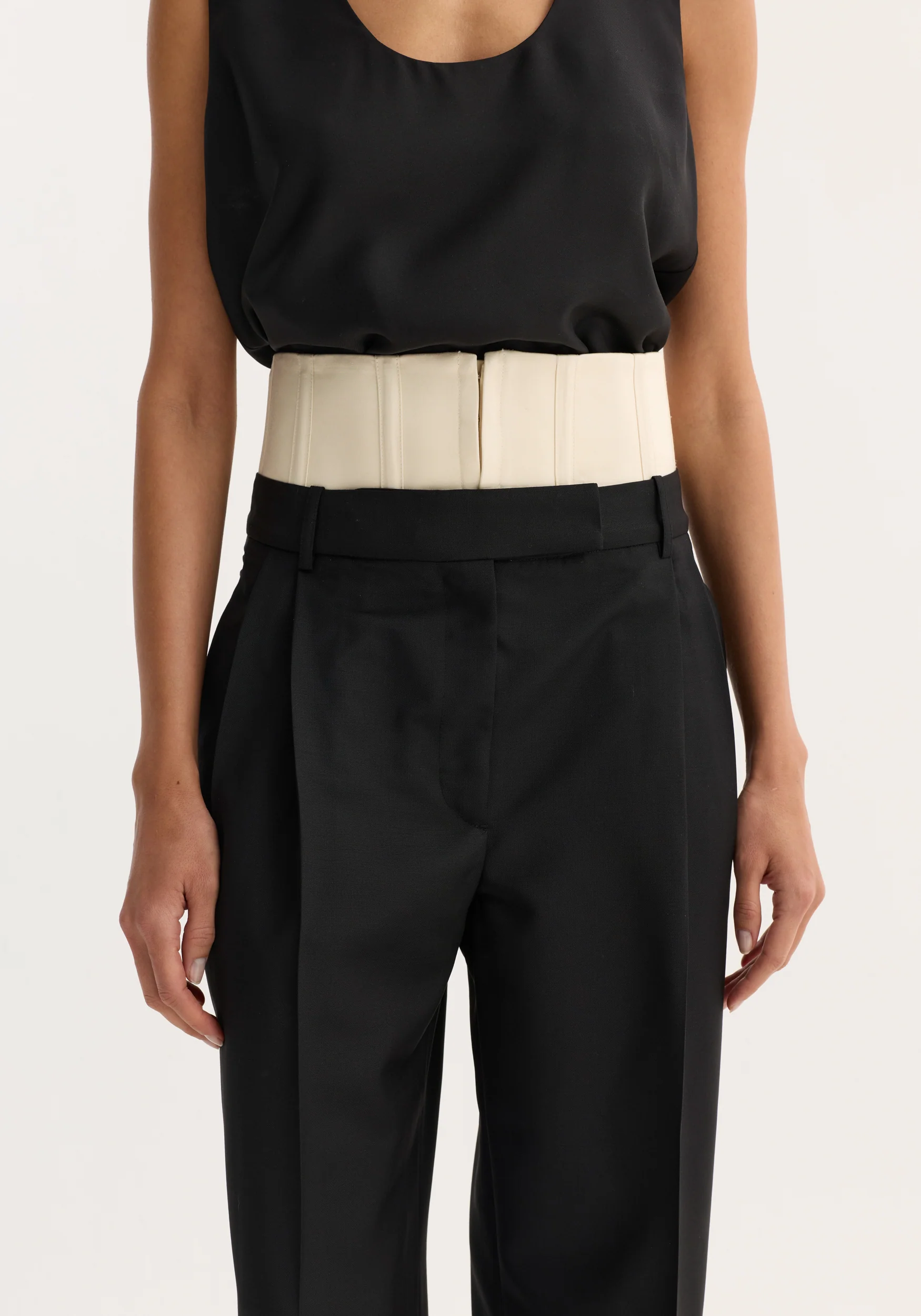 Corset trousers | black - Image 5