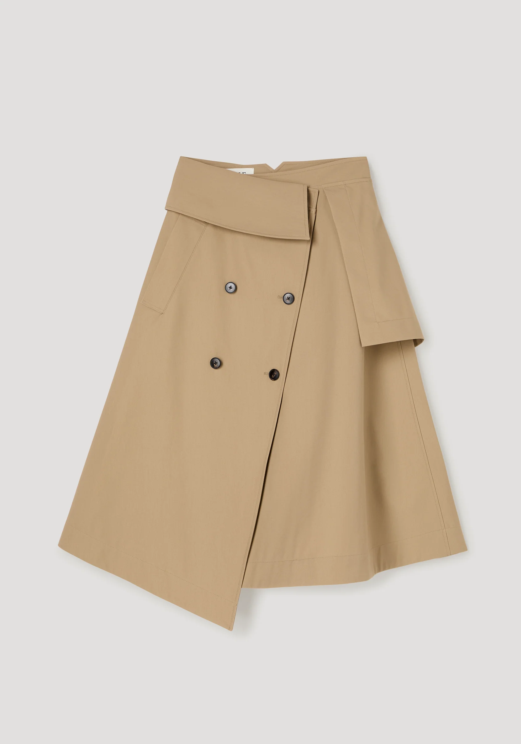 Deconstructed trench skirt | sand - Image 5