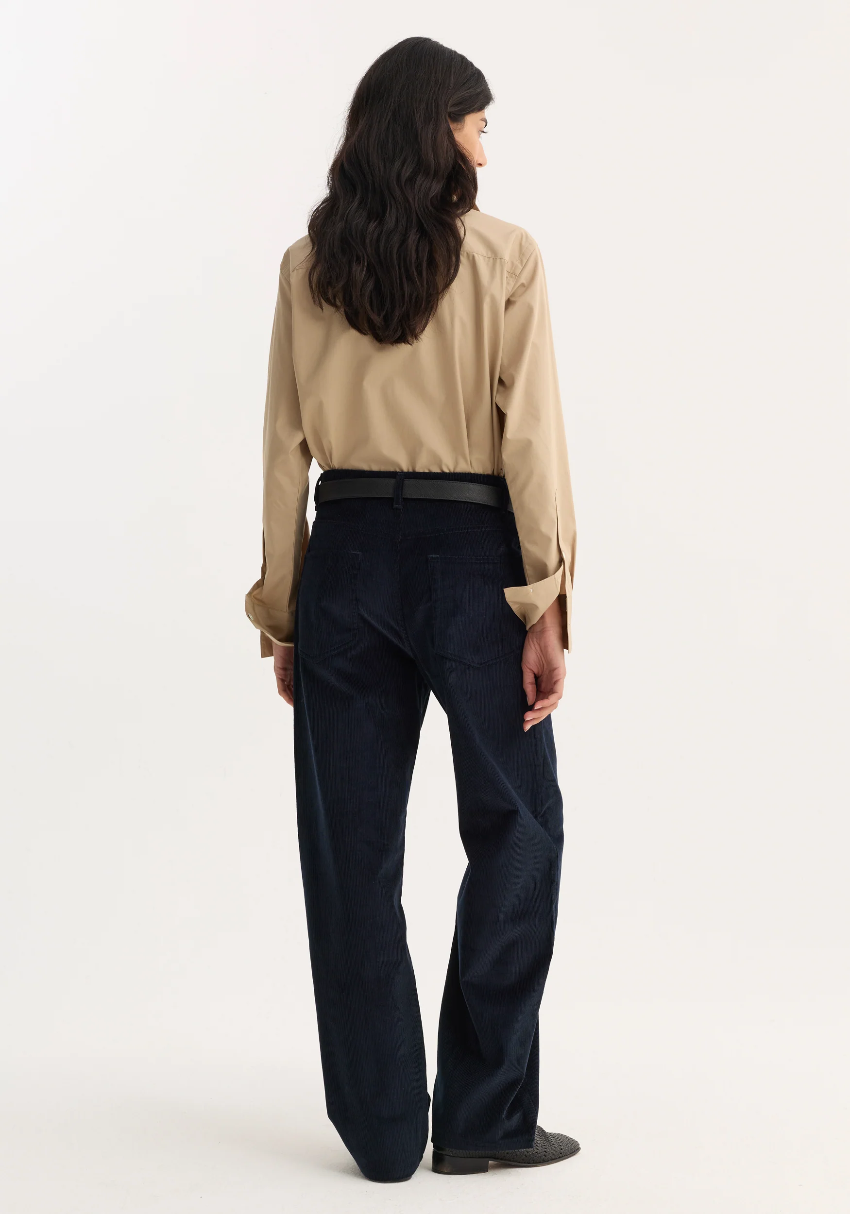 Double collar shirt | wheat - Image 6