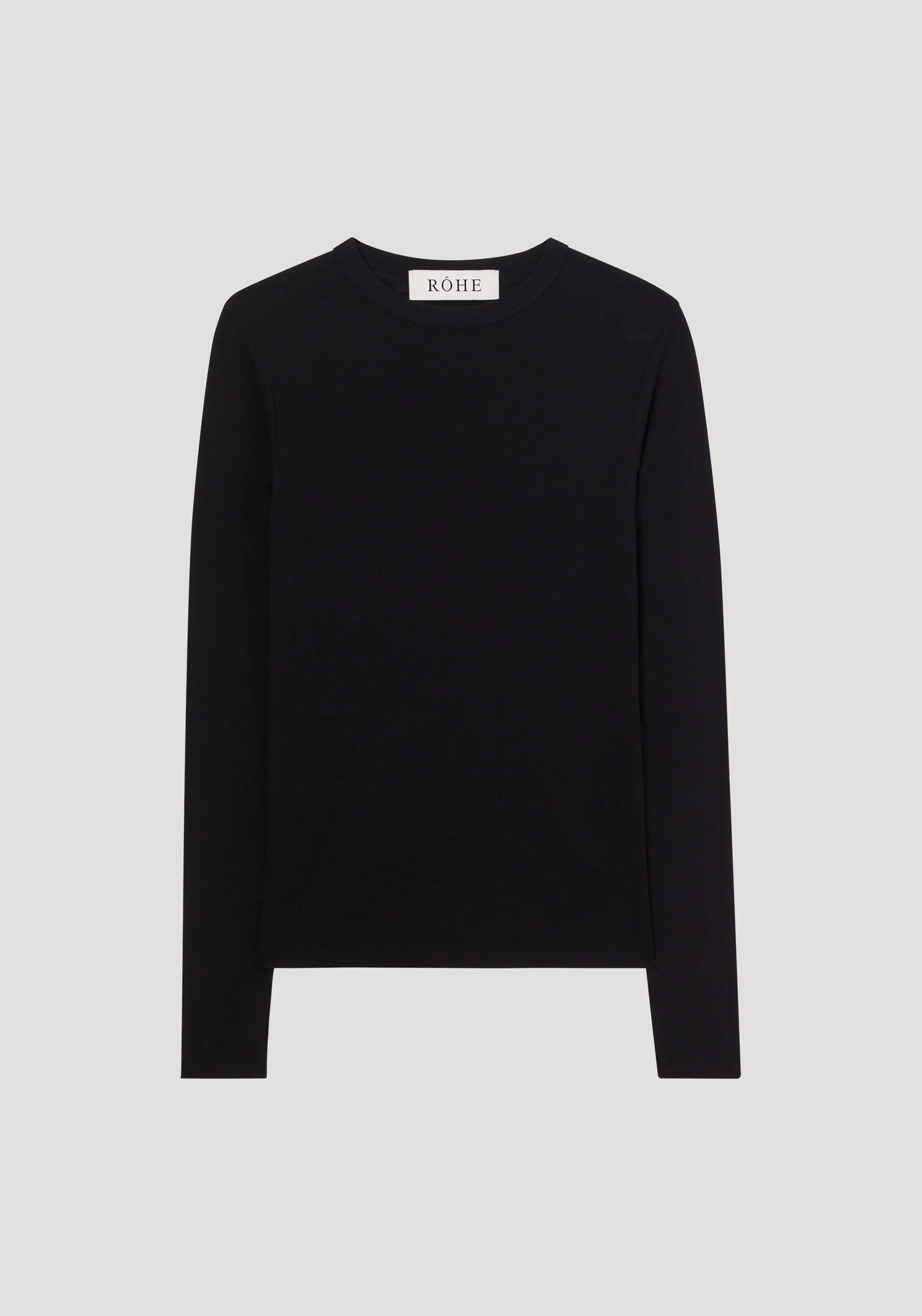 Fine merino long sleeve | black - Image 6