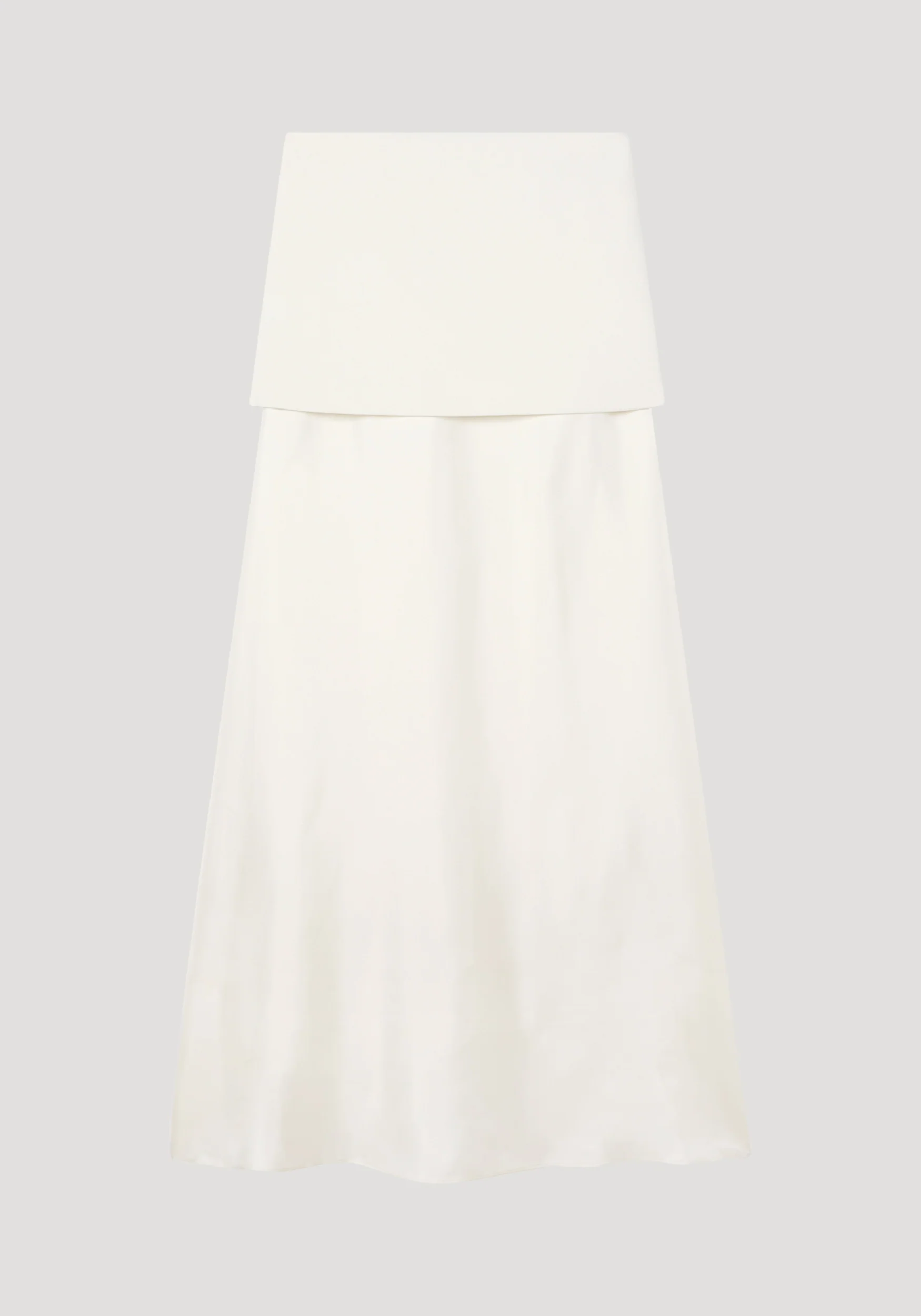 Integrated fluid silk skirt | cream - Image 5