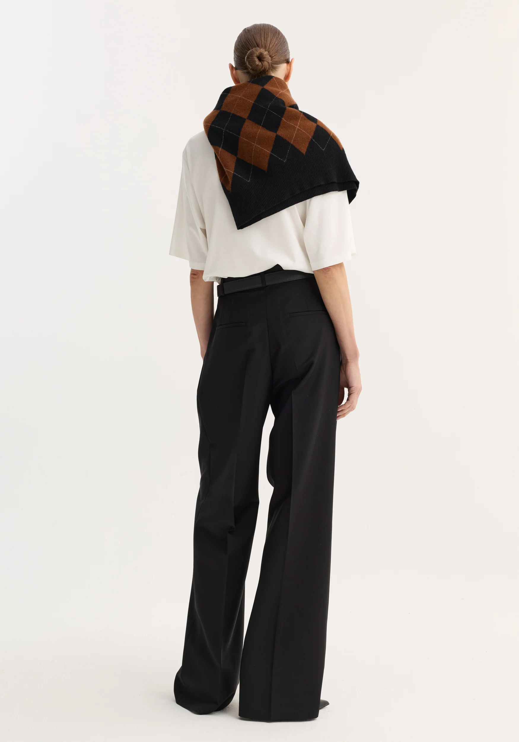 Mid-waist tailored trousers | black - Image 3