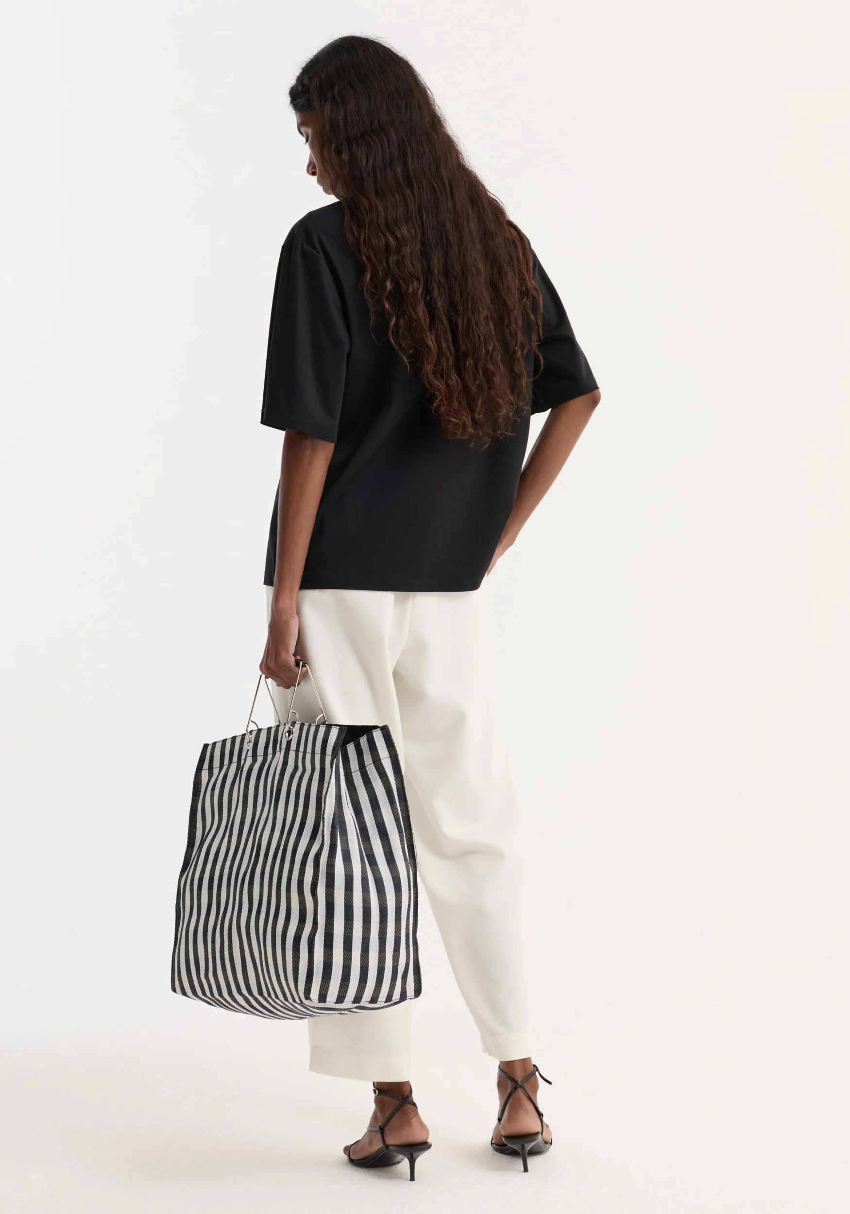 Oversized cotton t-shirt | black - Image 5