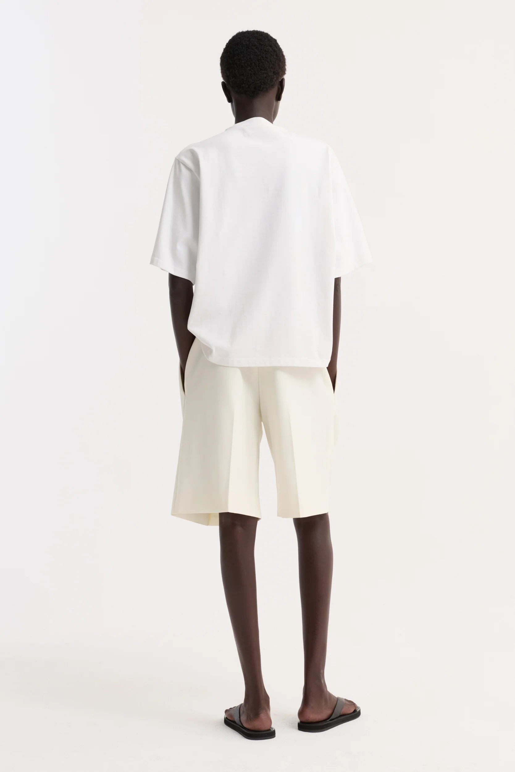 Oversized cotton t-shirt | optic white - Image 3