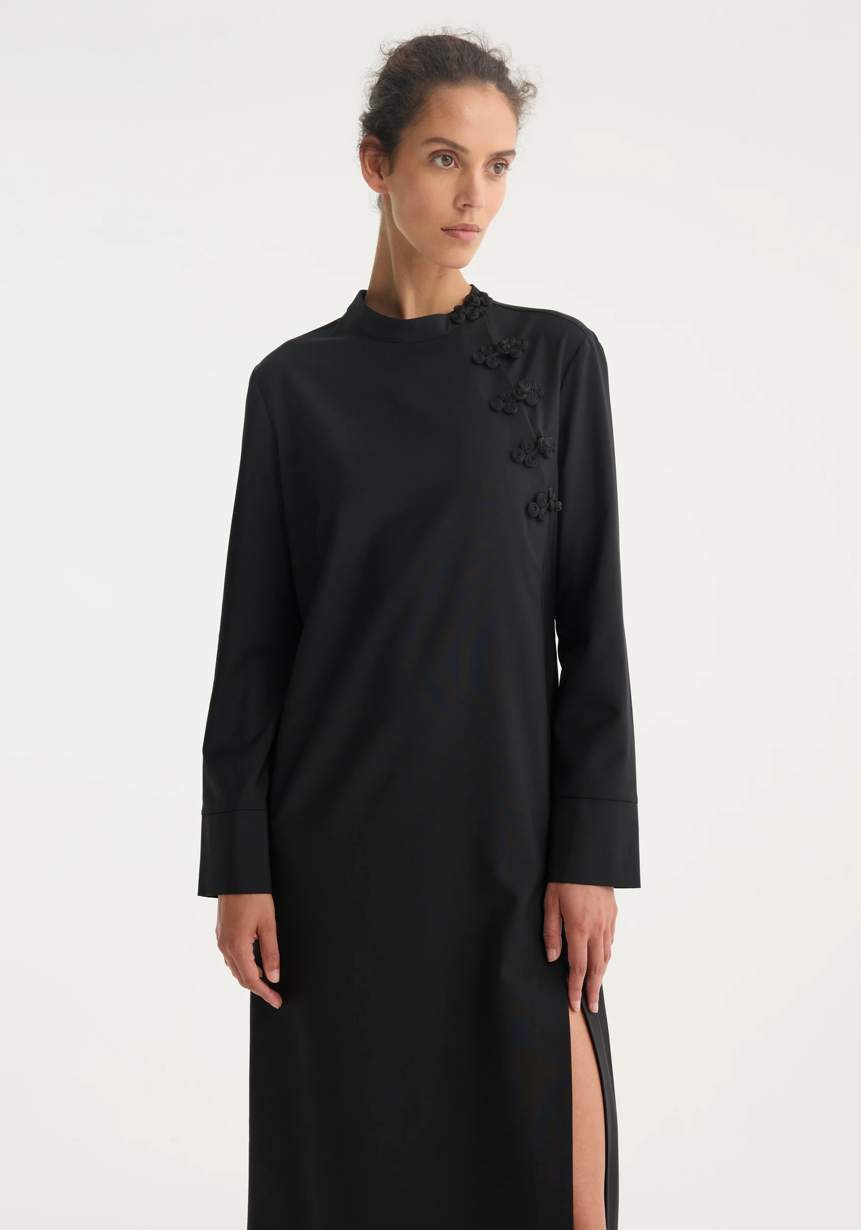 Pankou closure dress | black - Image 5