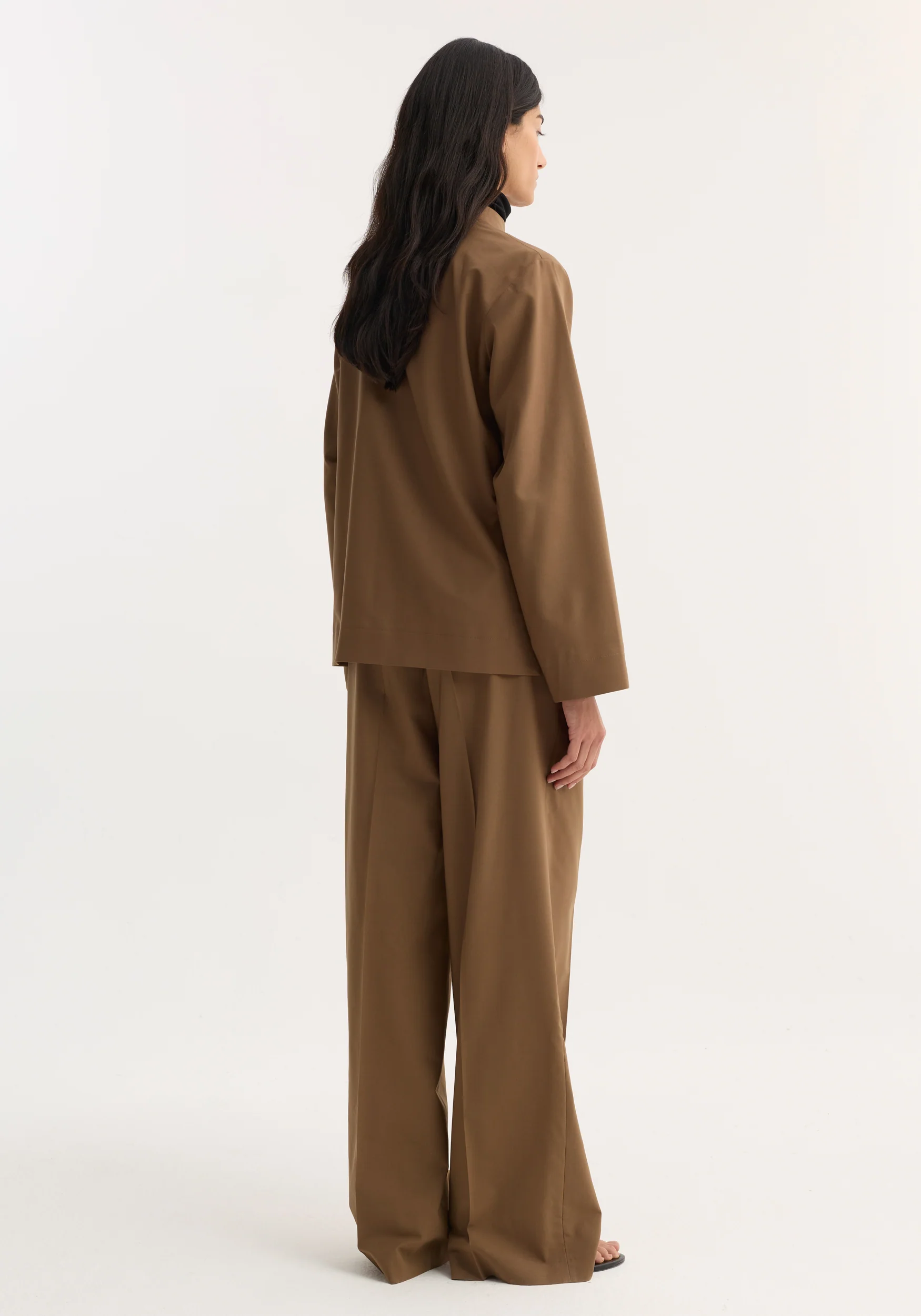 Pankou closure jacket | mocha - Image 5