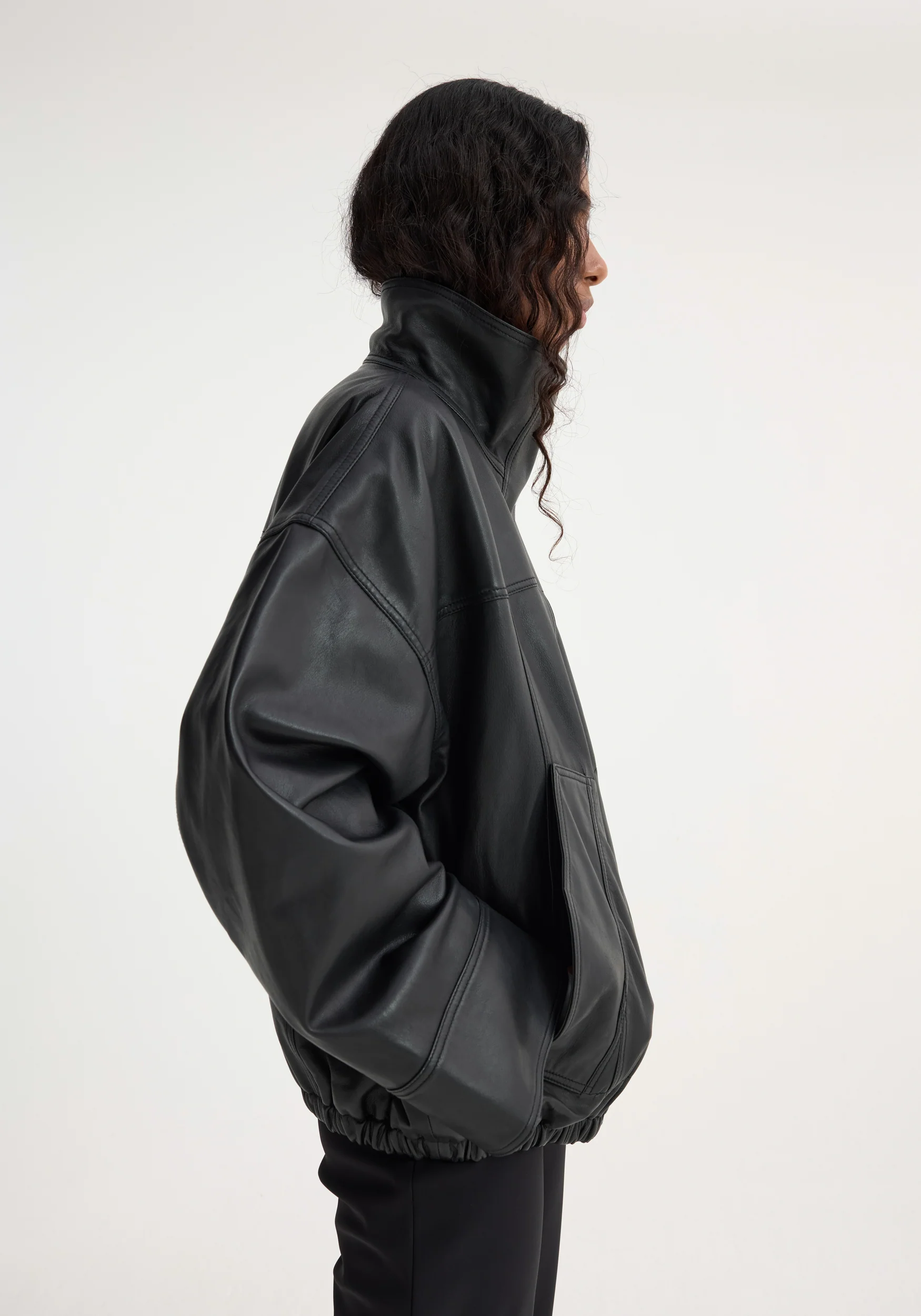 Reinvented leather jacket | black - Image 4