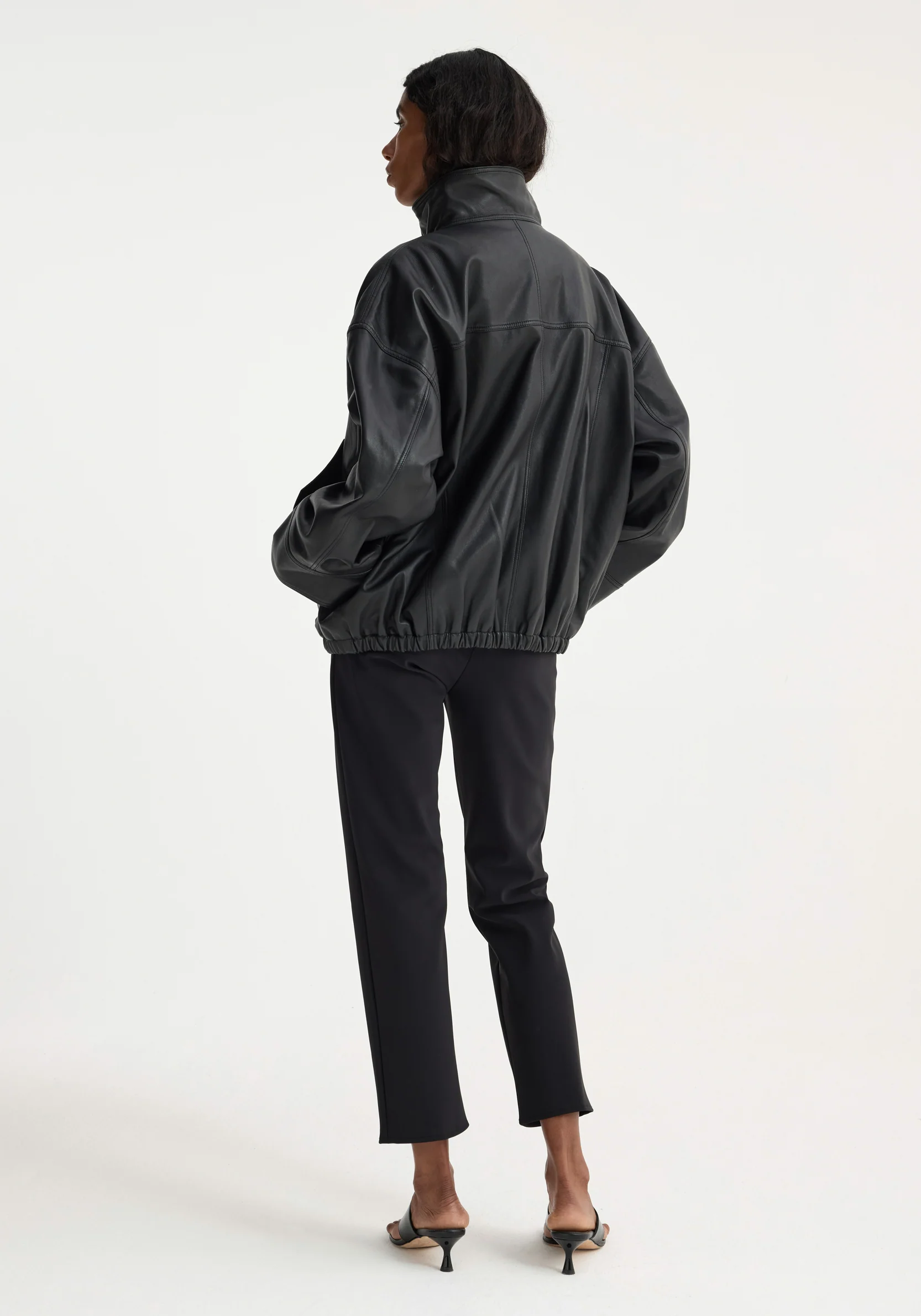 Reinvented leather jacket | black - Image 5