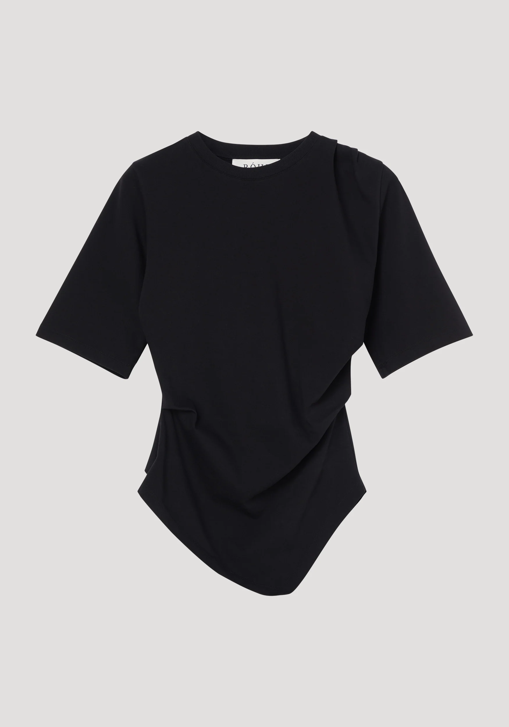 Reinvented twisted t-shirt | black - Image 6