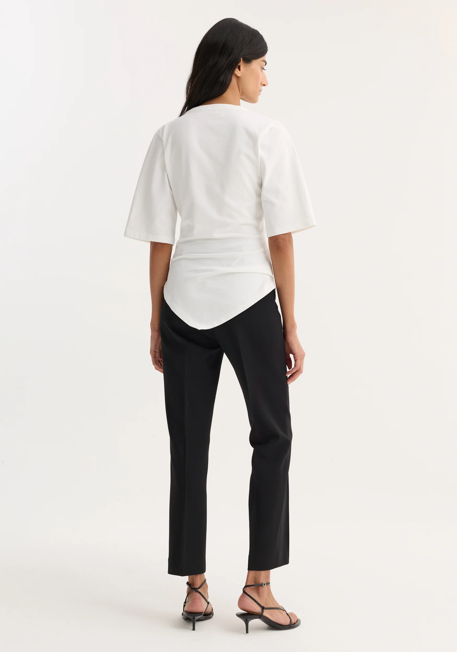 Reinvented twisted t-shirt | optic white - Image 3