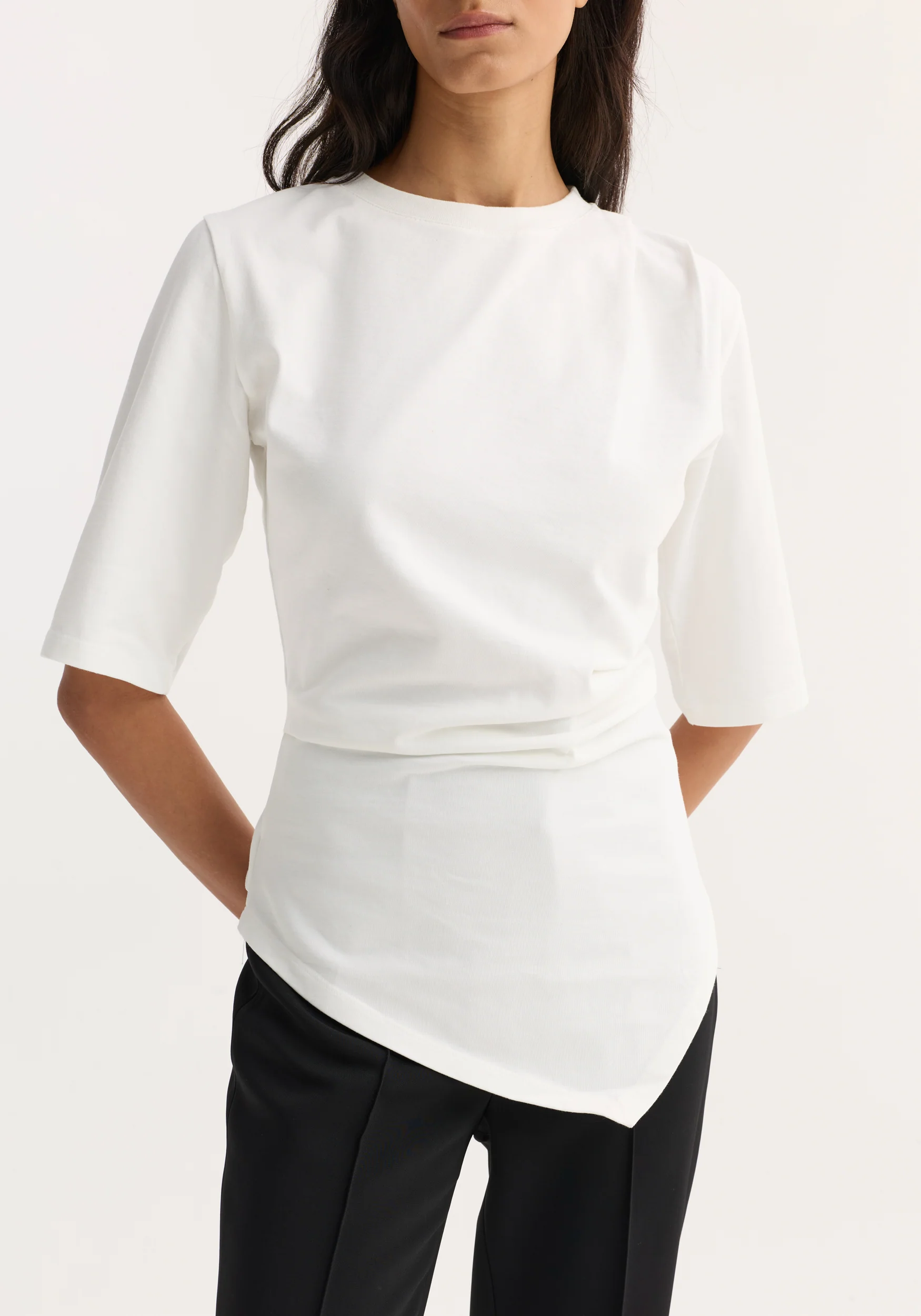 Reinvented twisted t-shirt | optic white - Image 5