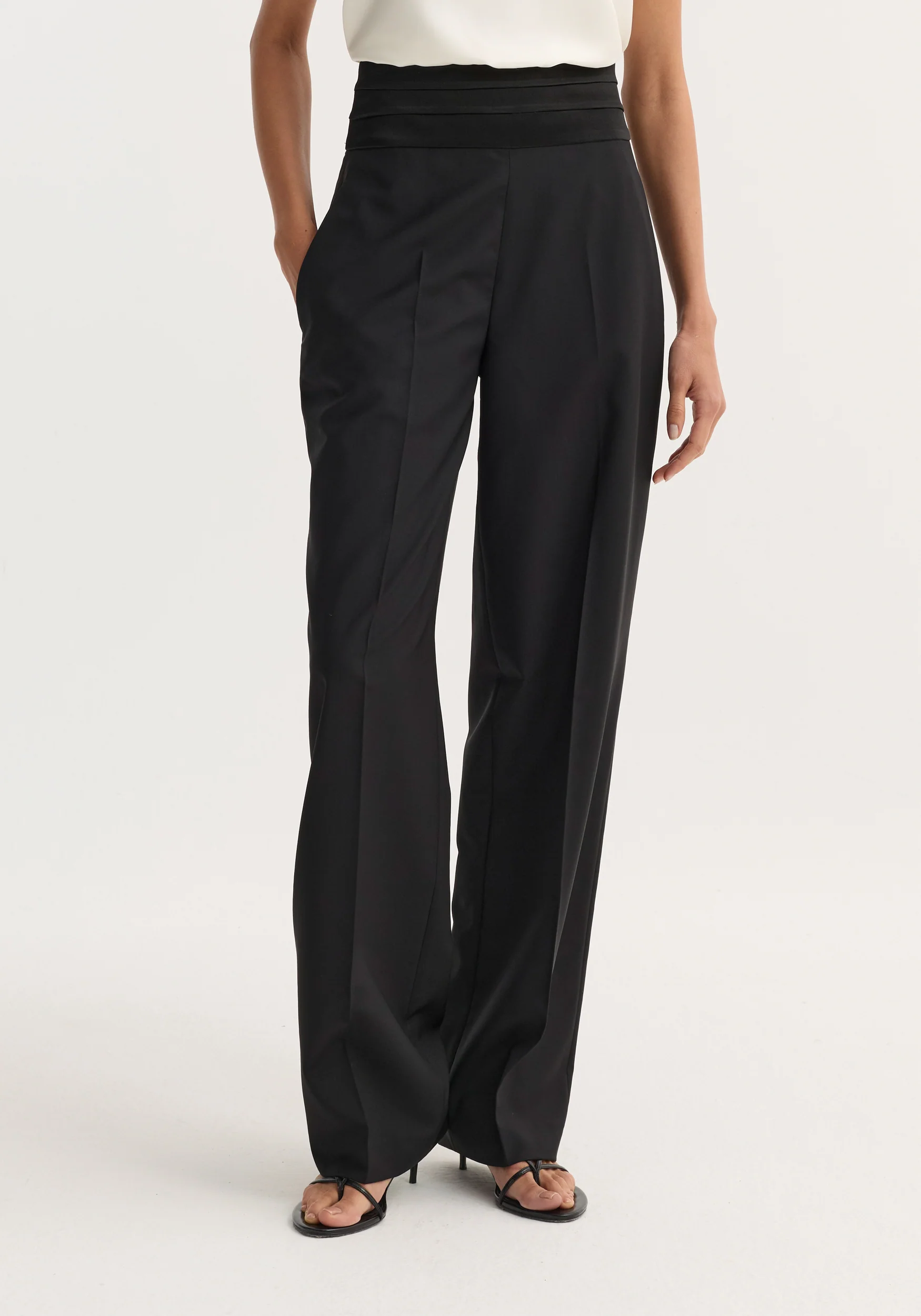 Cumberband trousers | black - Image 4