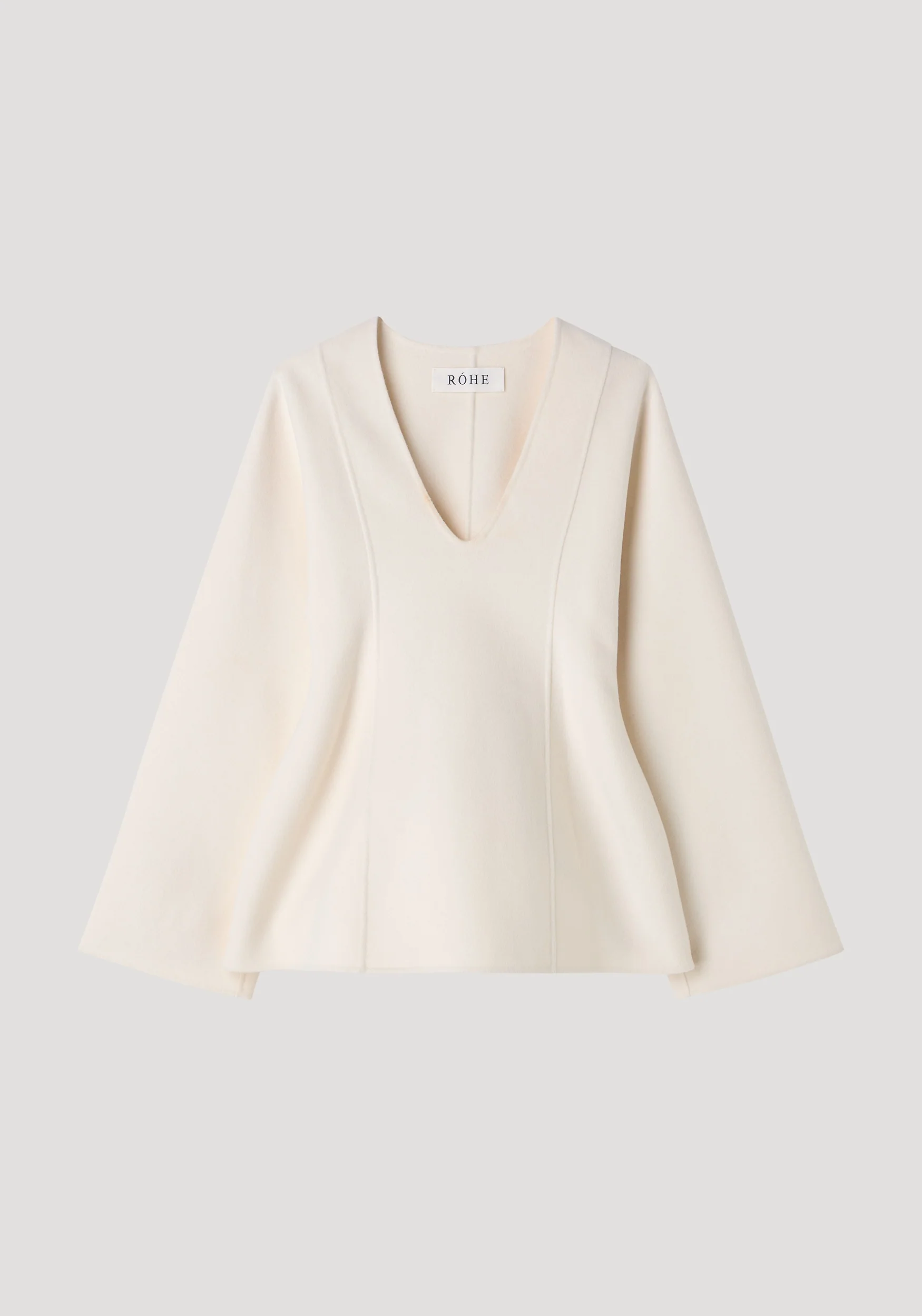 Sculptural long sleeve top | off white - Image 6