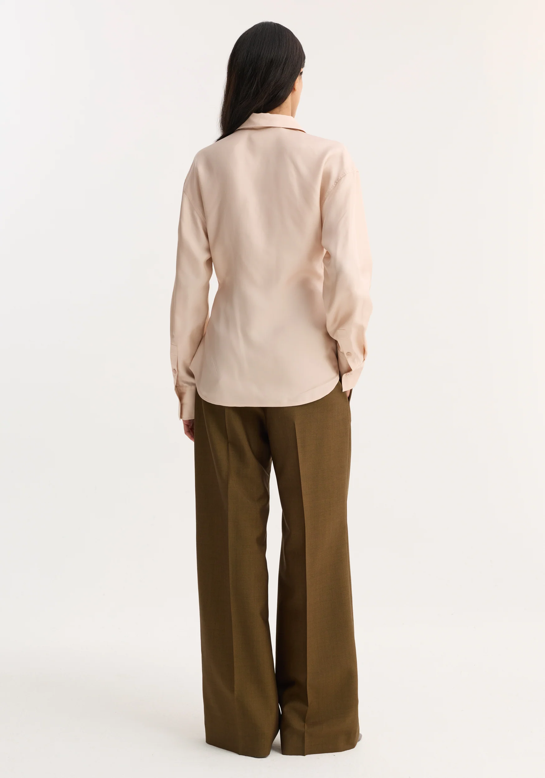Silk shaped shirt | rose - Image 5