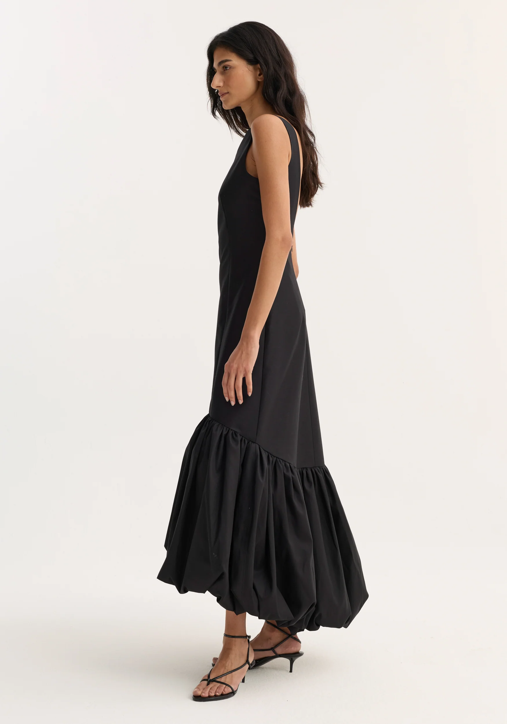 Voluminous dress | black - Image 4