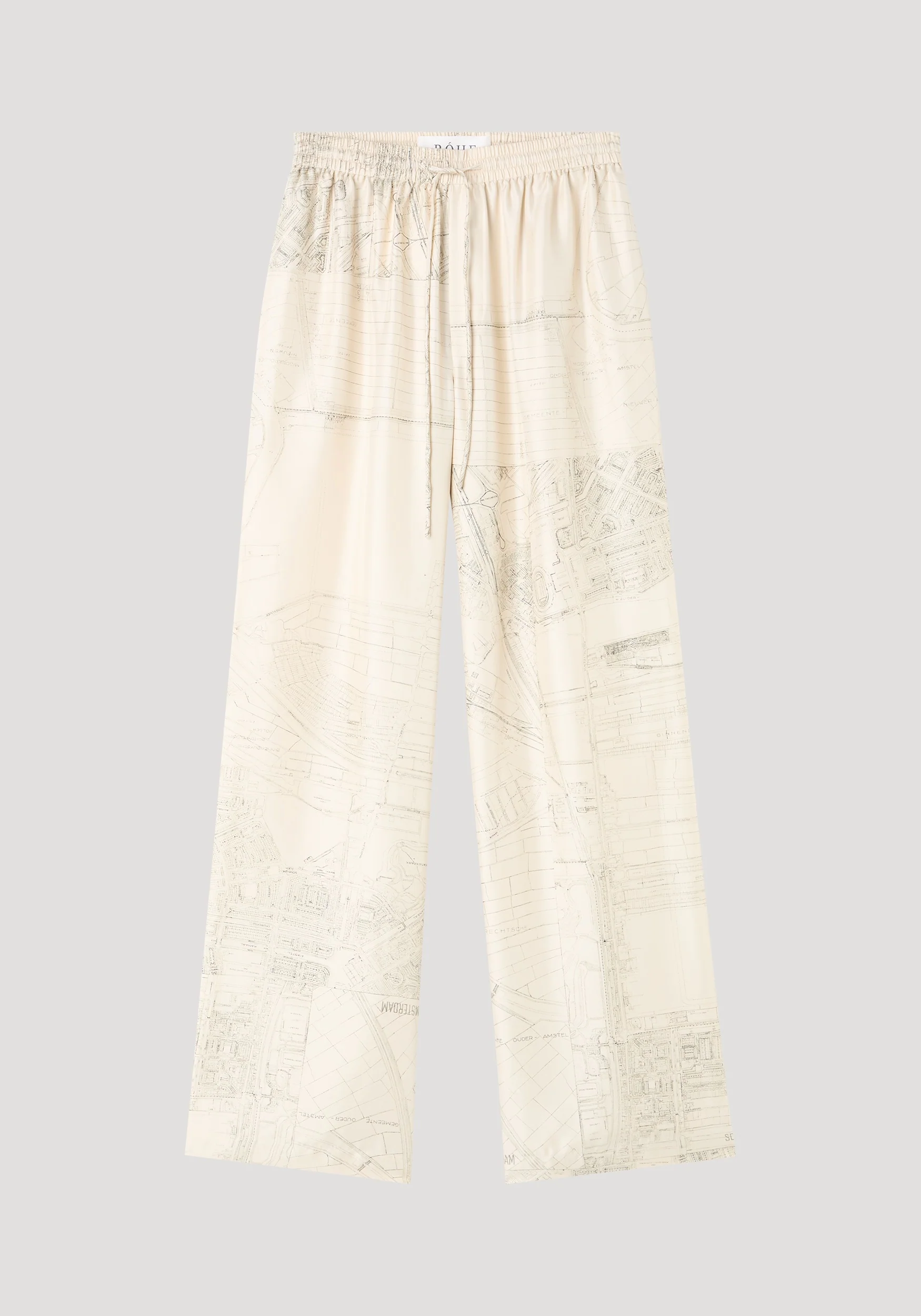 Wide leg silk trousers | Amsterdam - Image 5